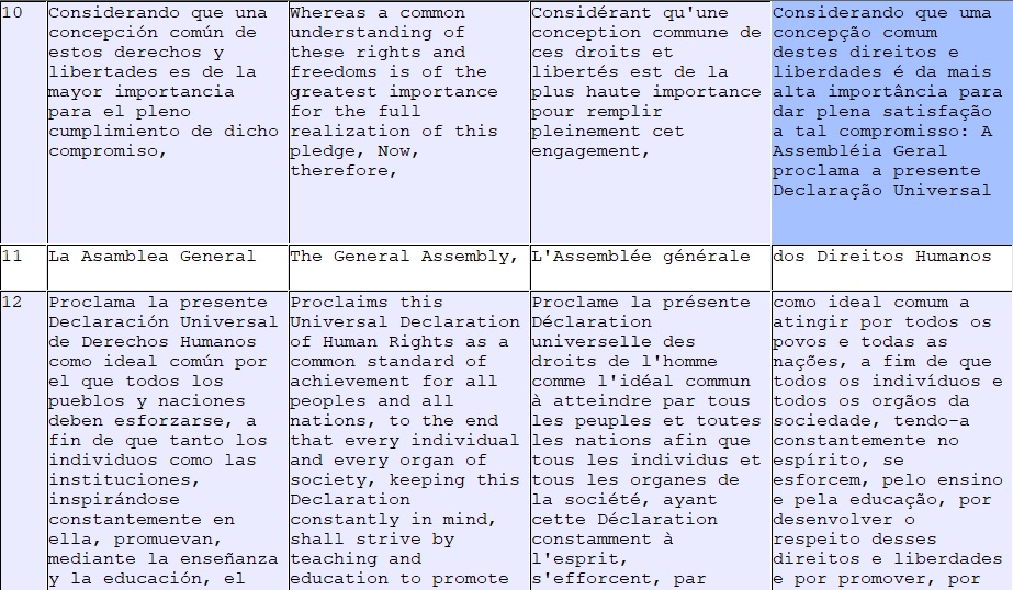 Error en uno de los segmentos