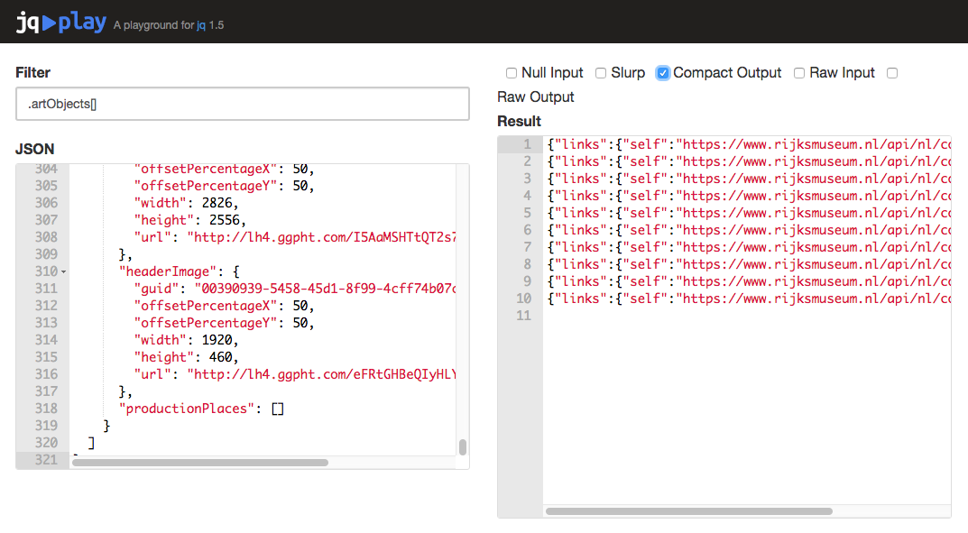 jq's 'Compact Output' option removes all cosmetic line breaks in a file, just leaving one JSON object per line.