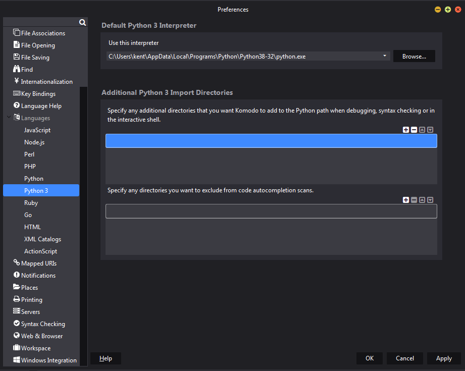 Configurar o Interpretador Python